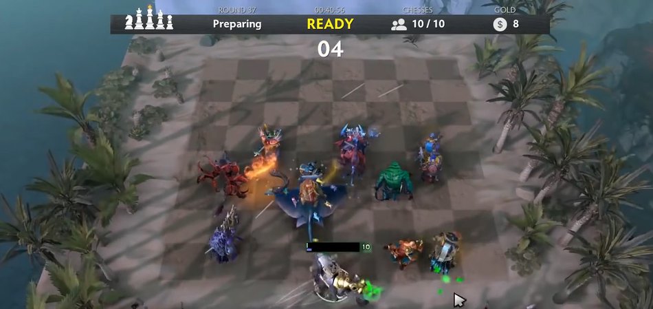 Dota Auto Chess Late Game Positioning